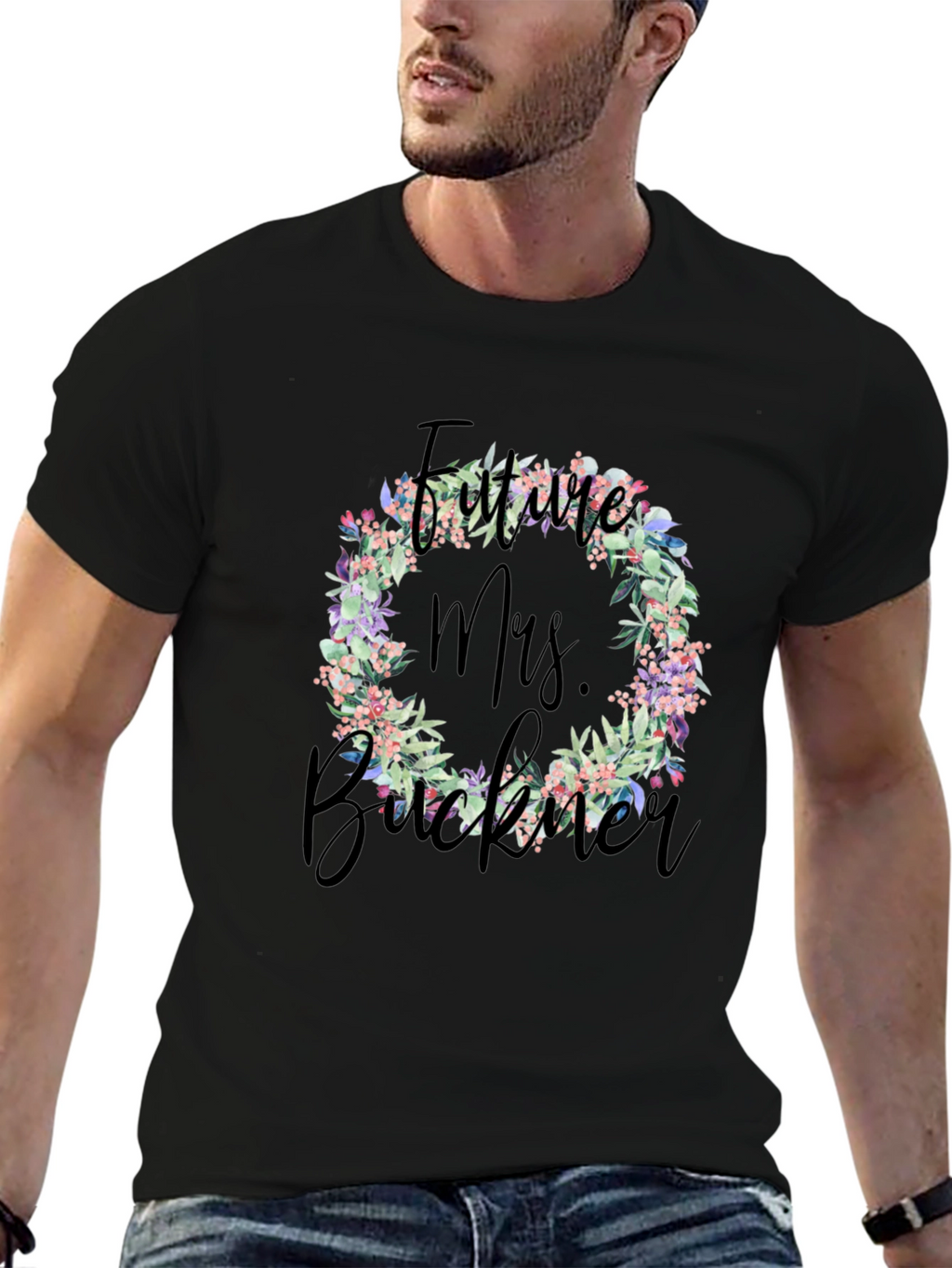 Future Mrs. Buckner Floral T-Shirt
