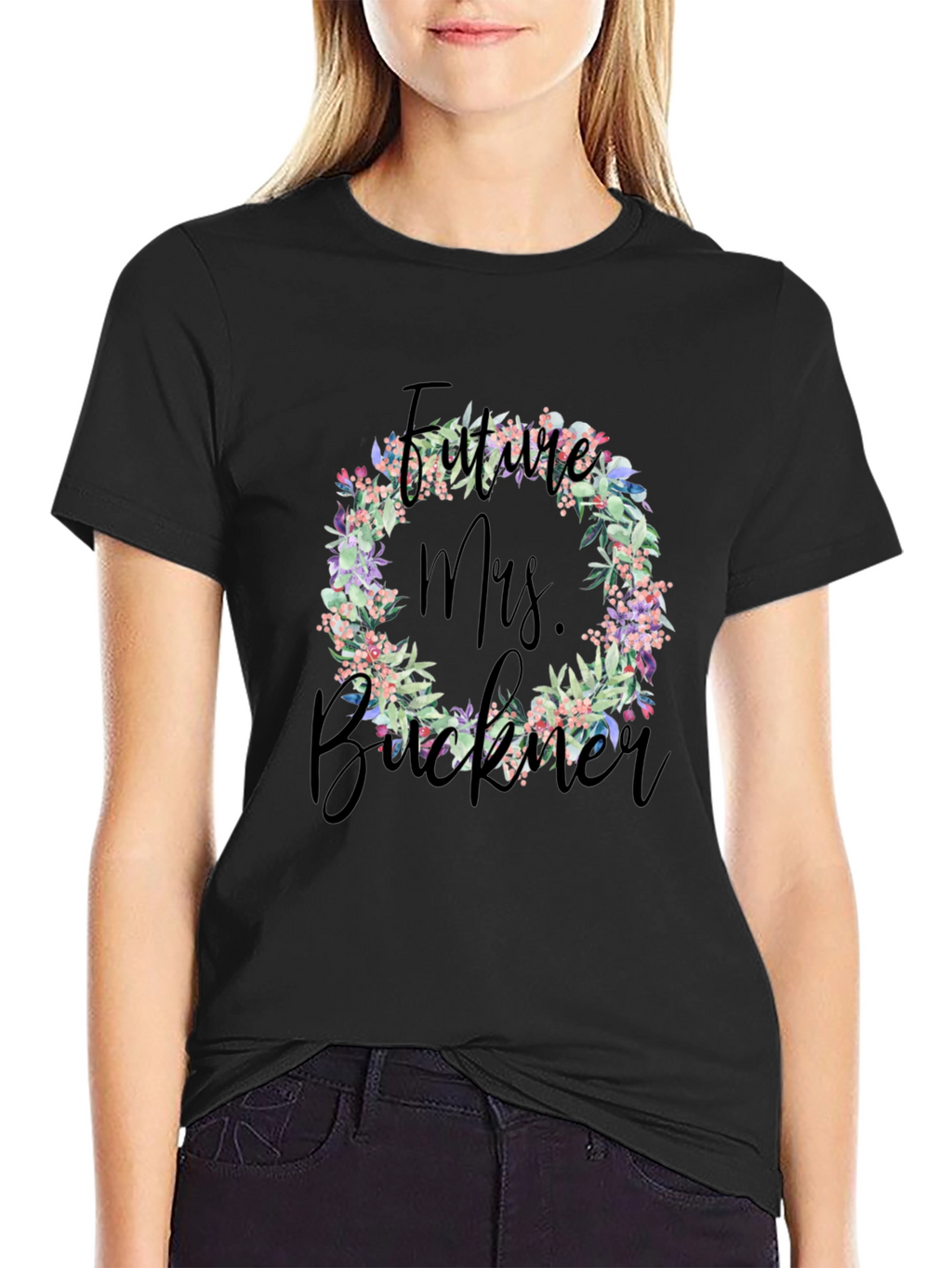 Future Mrs. Buckner Floral T-Shirt