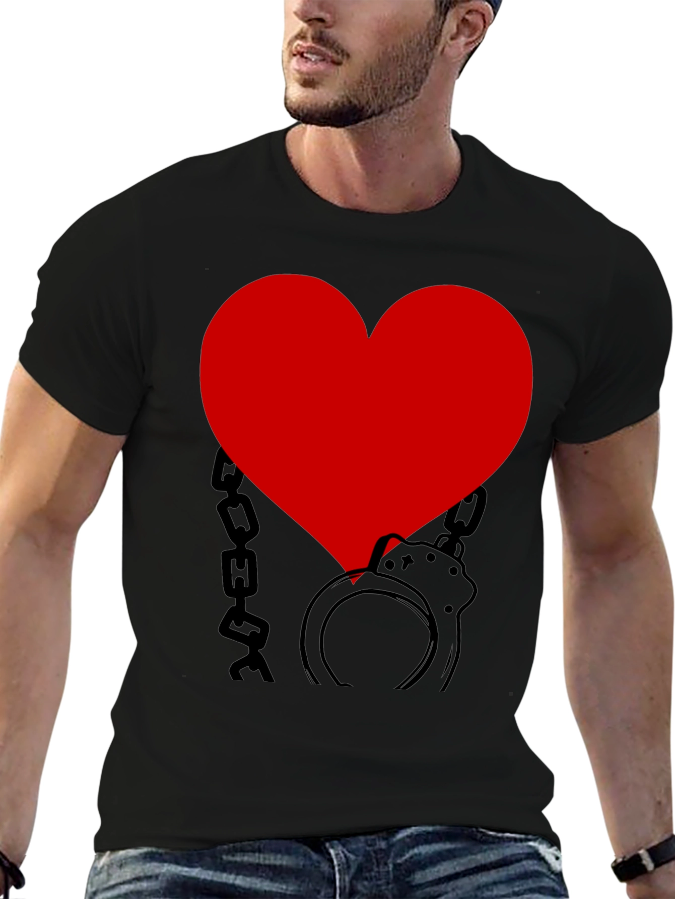 Heart Handcuffs Graphic Tee