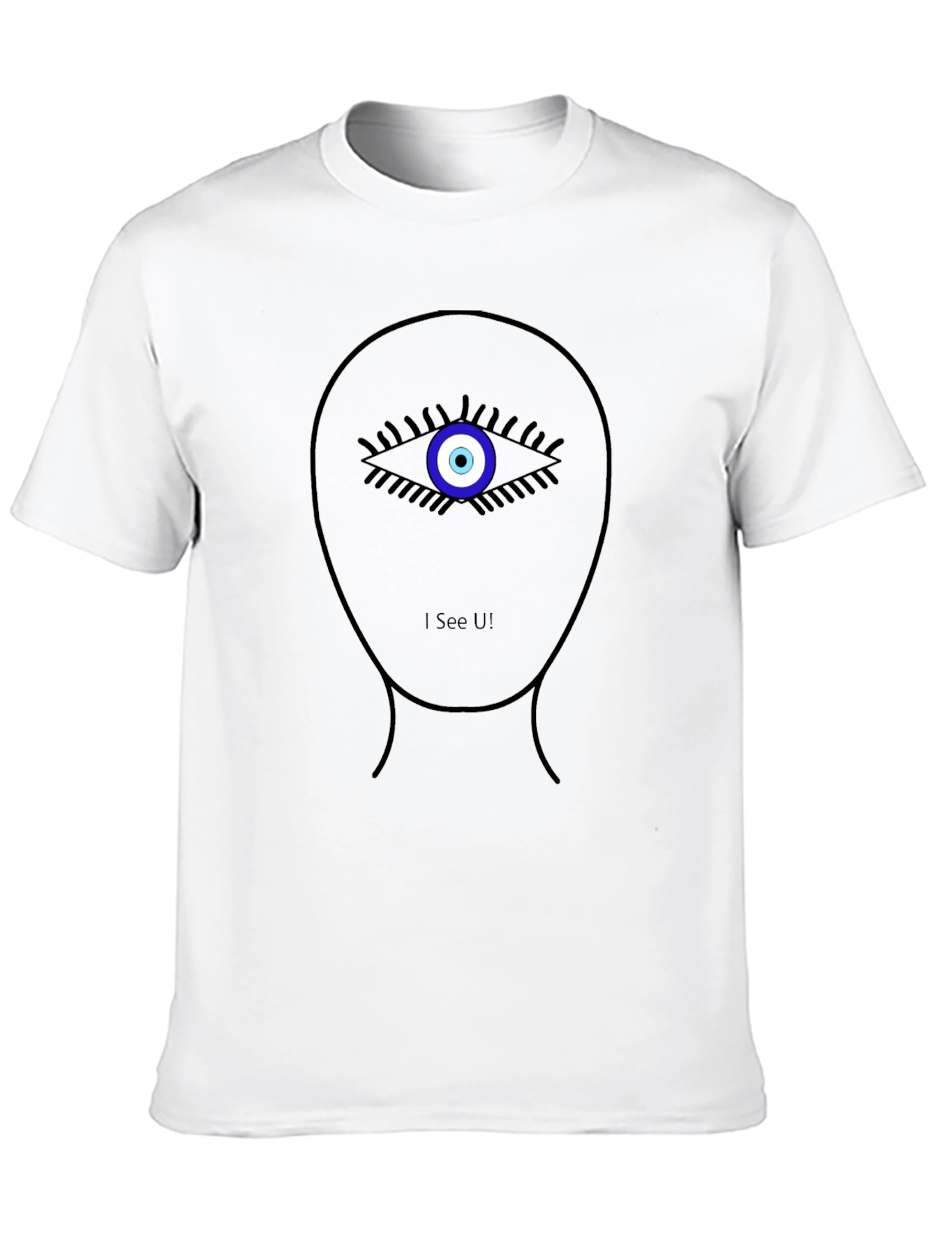 Evil Eye T-Shirt - I See U! Statement Tee