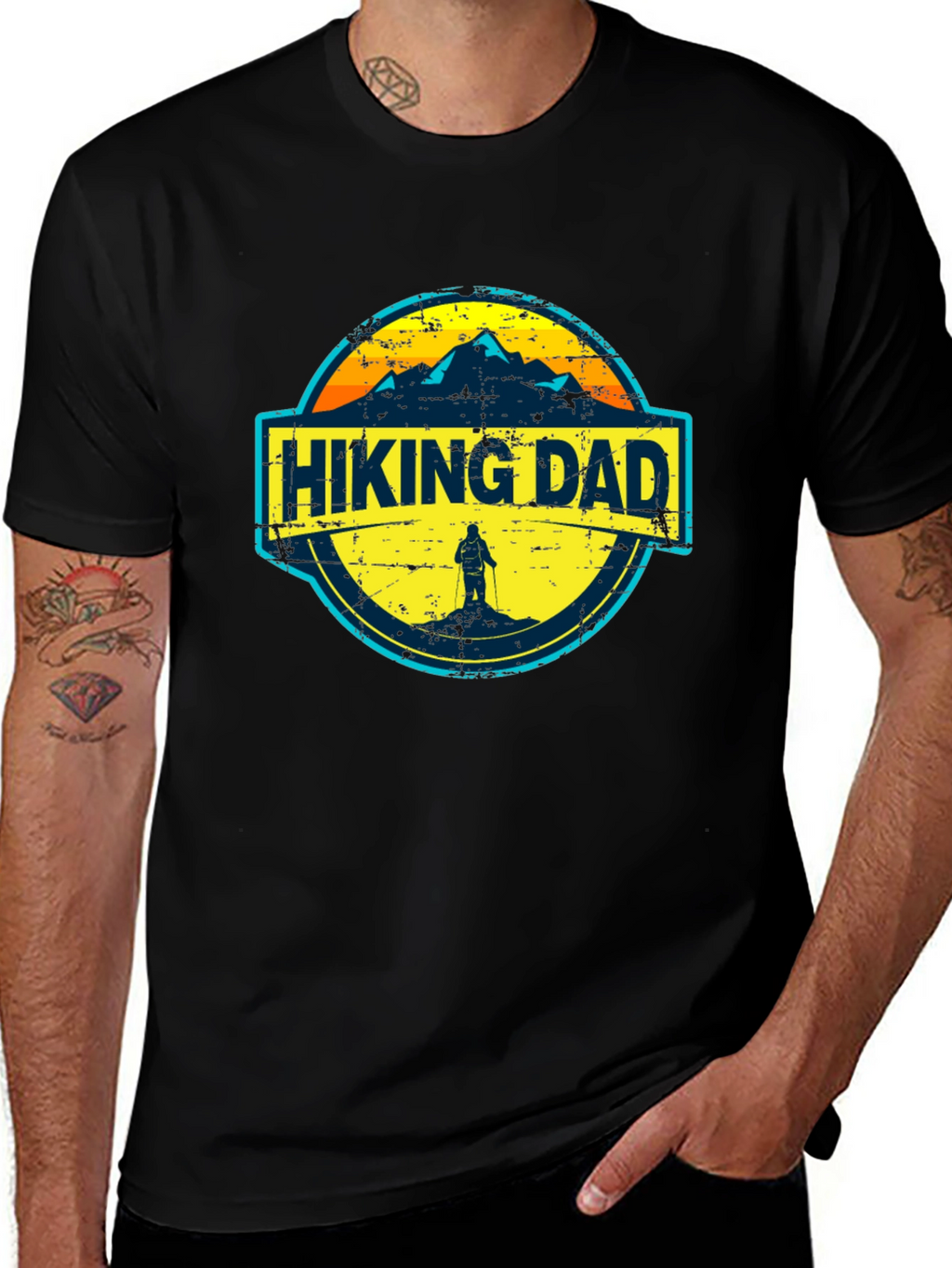 Hiking Dad Graphic Tee - Adventure Ready