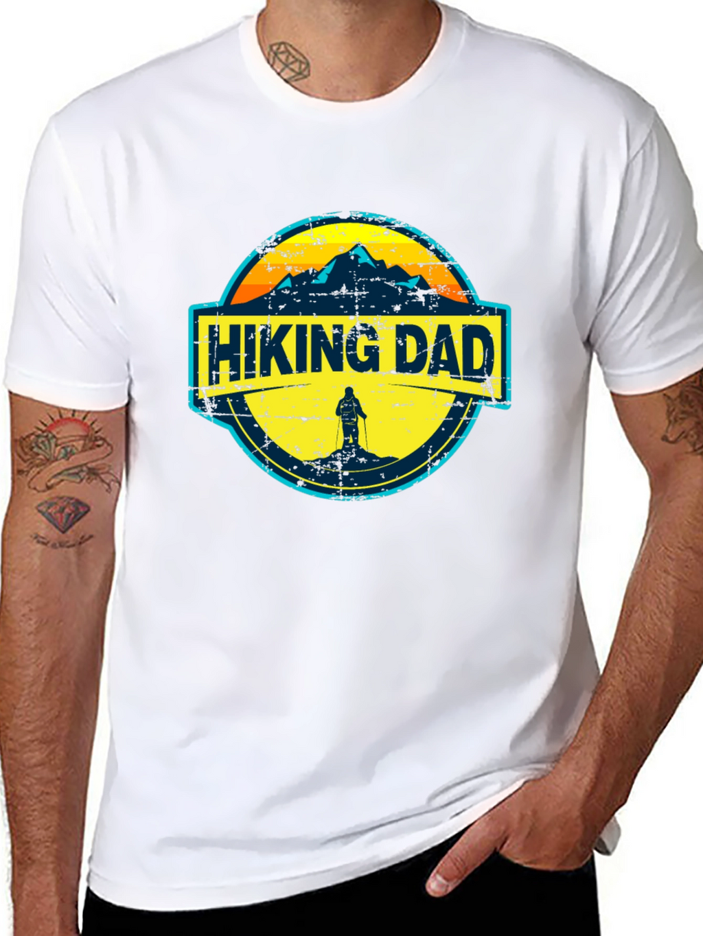 Hiking Dad Graphic Tee - Adventure Ready
