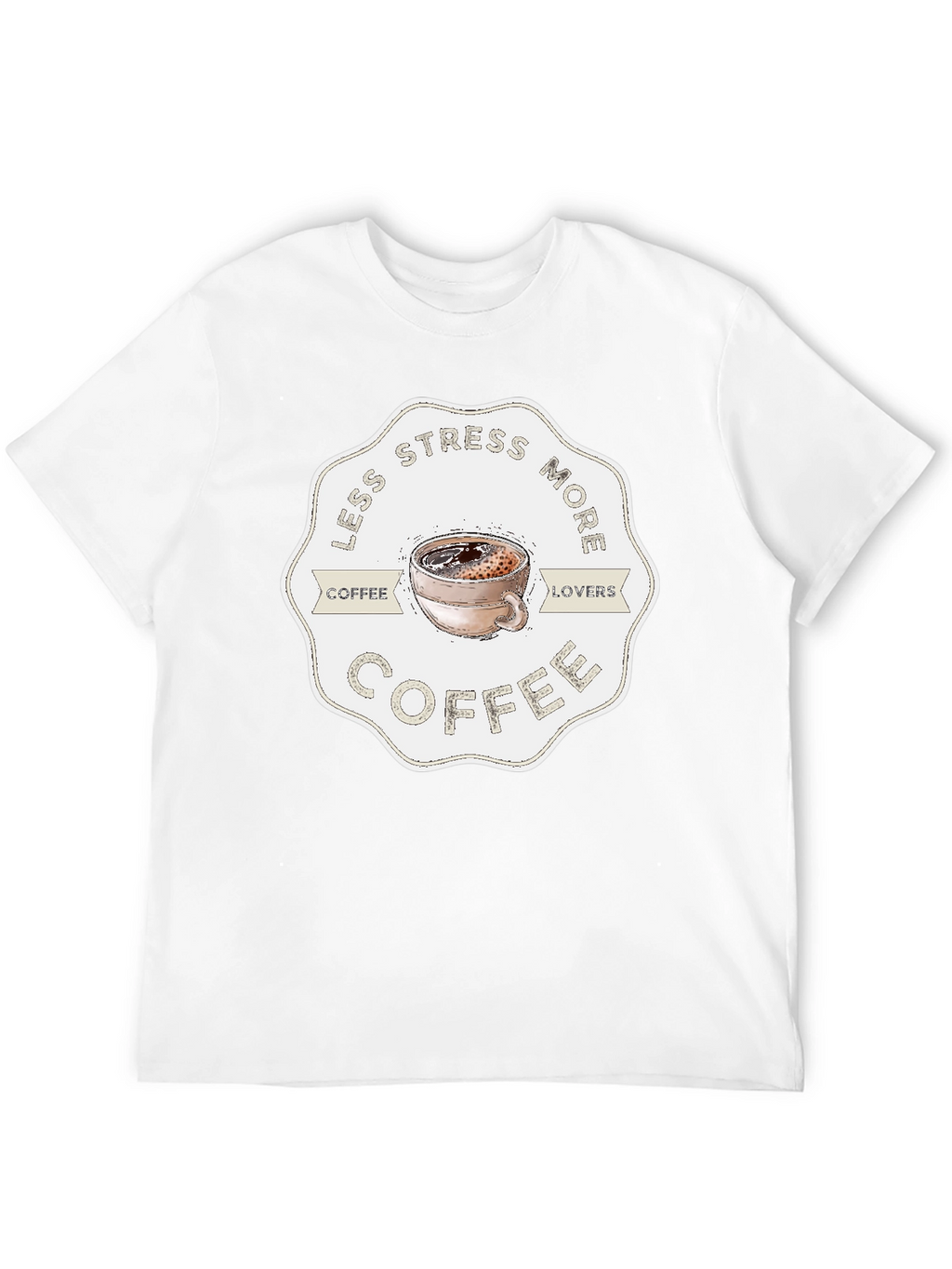 Less Stress More Coffee Graphic Tee