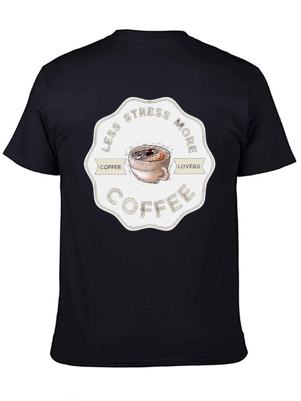 Less Stress More Coffee Graphic Tee