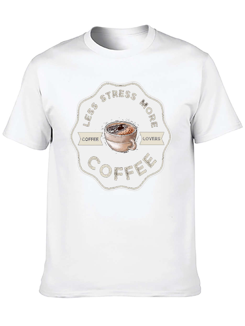 Less Stress More Coffee Graphic Tee
