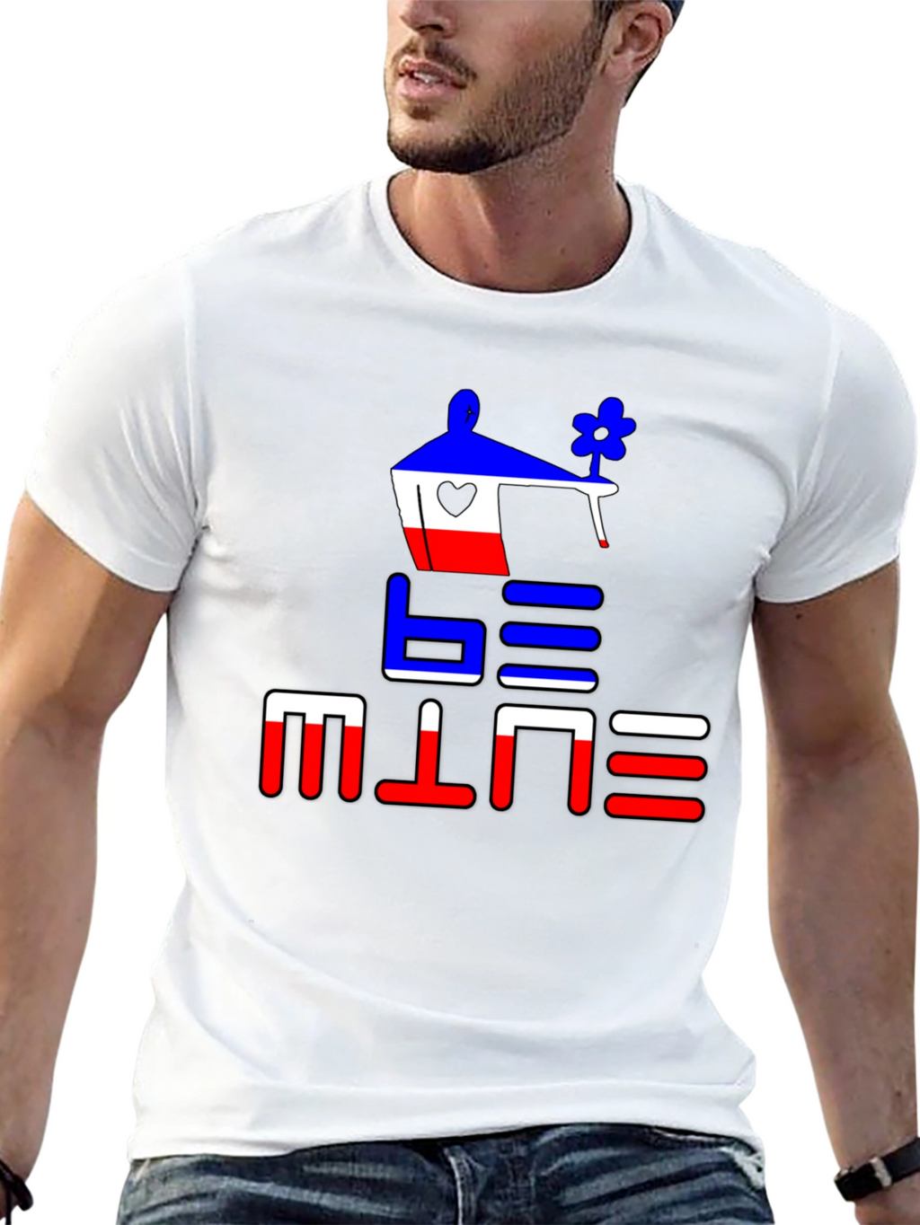 Be Mine Graphic Tee - Black Cotton