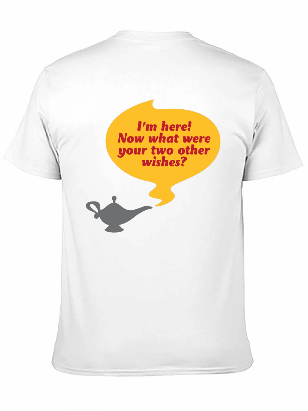 Genie Lamp T-Shirt - Three Wishes Humor Tee