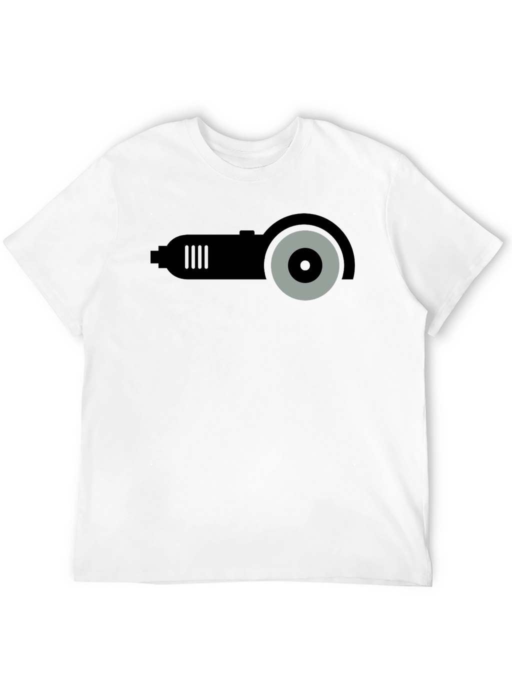 Angle Grinder Graphic T-Shirt - Black Crew Neck