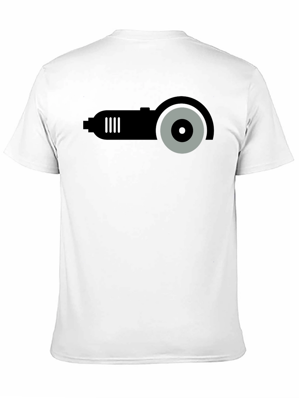 Angle Grinder Graphic T-Shirt - Black Crew Neck