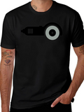 Angle Grinder Graphic T-Shirt - Black Crew Neck