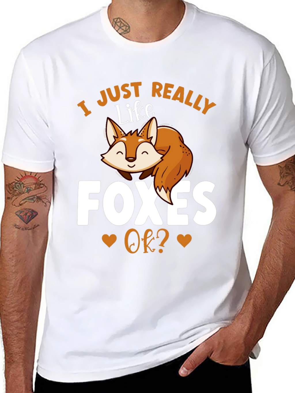 I Just Really Like Foxes OK? T-Shirt
