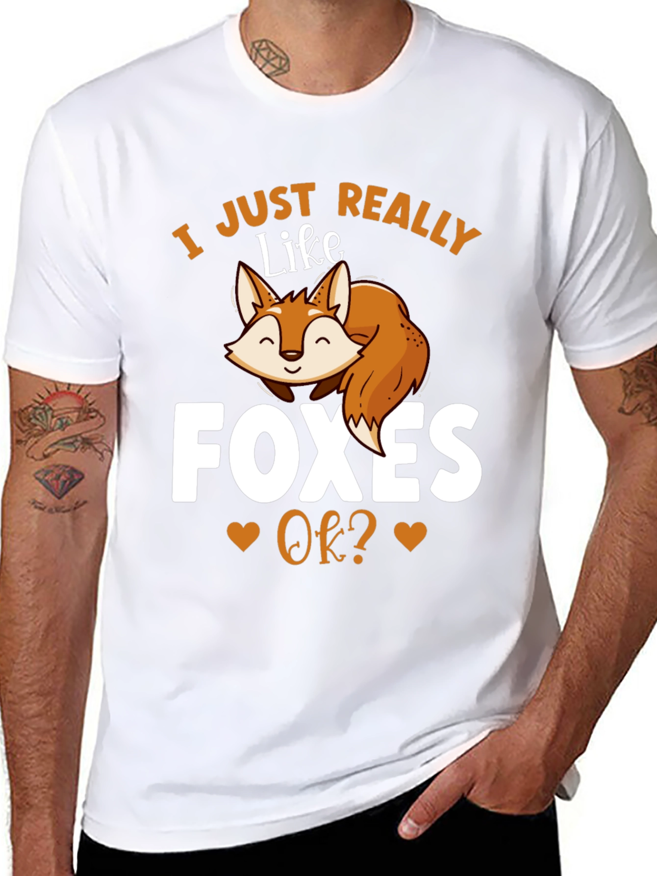 I Just Really Like Foxes OK? T-Shirt