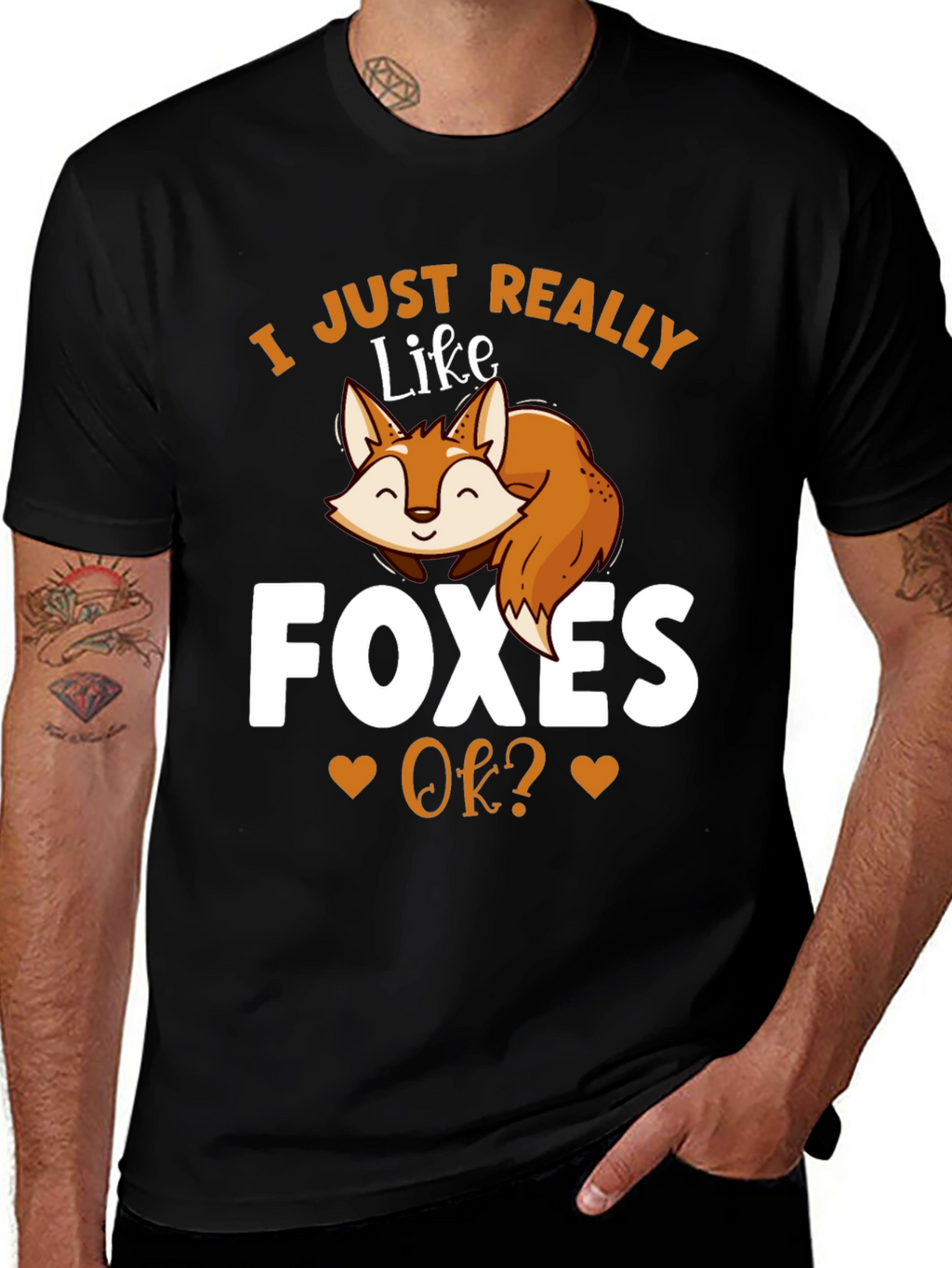 I Just Really Like Foxes OK? T-Shirt