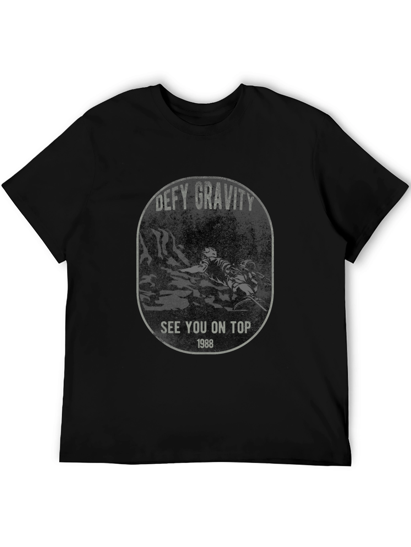 Defy Gravity Graphic T-Shirt - Mountain Biking 1988