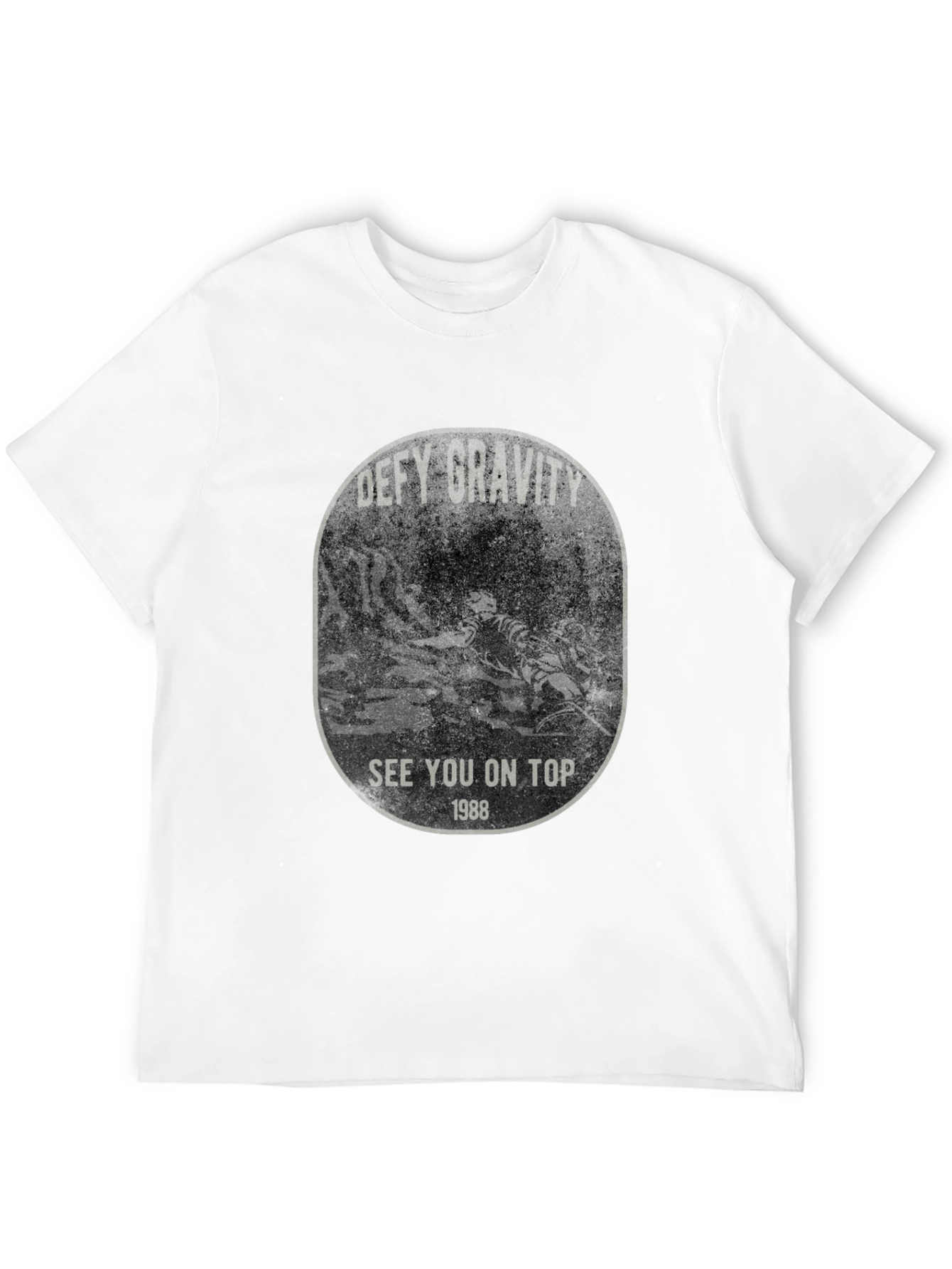 Defy Gravity Graphic T-Shirt - Mountain Biking 1988
