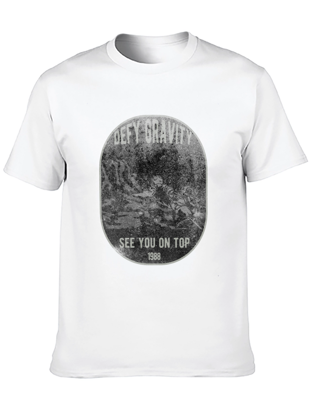 Defy Gravity Graphic T-Shirt - Mountain Biking 1988