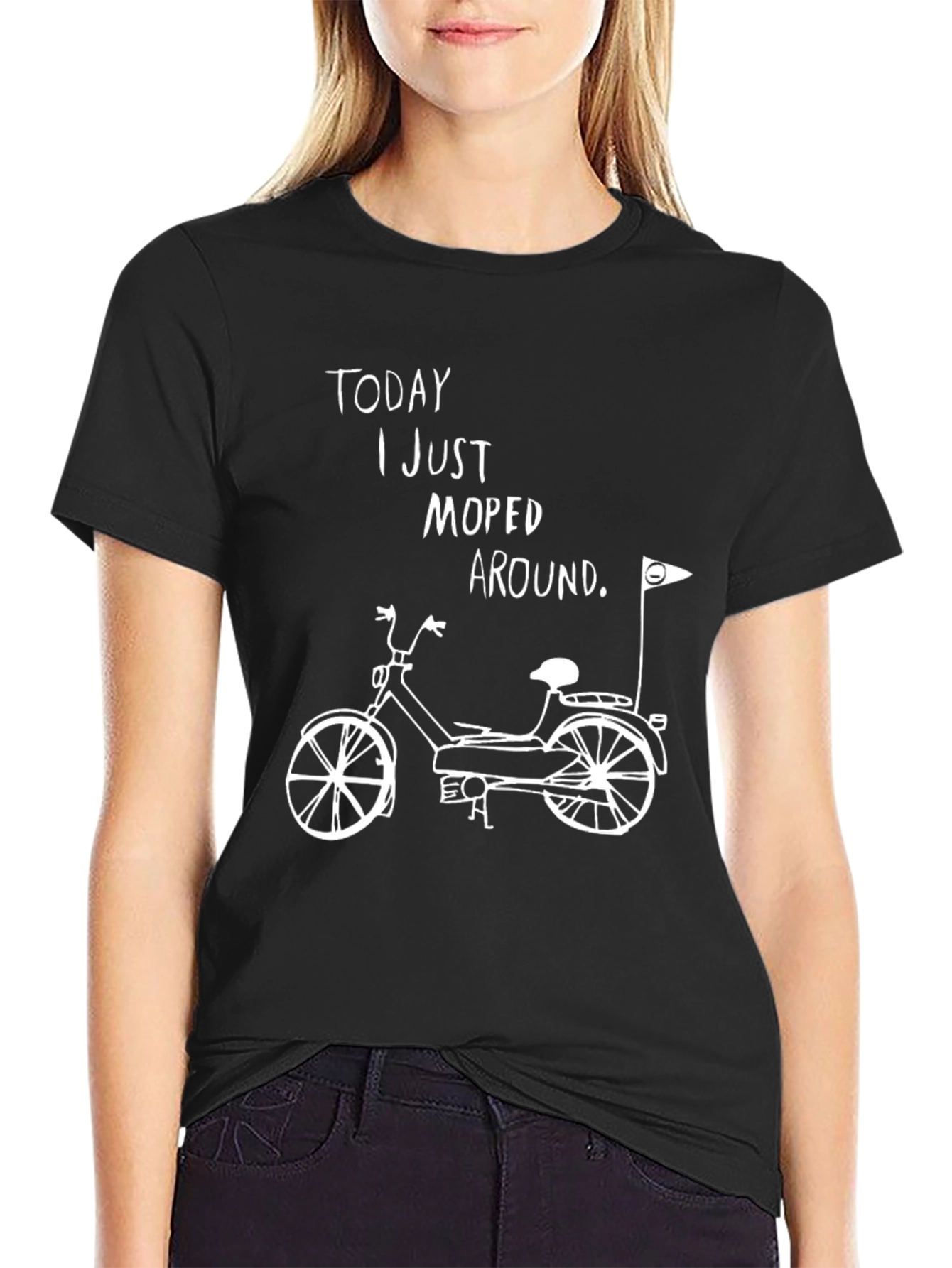 Funny Moped Graphic T-Shirt