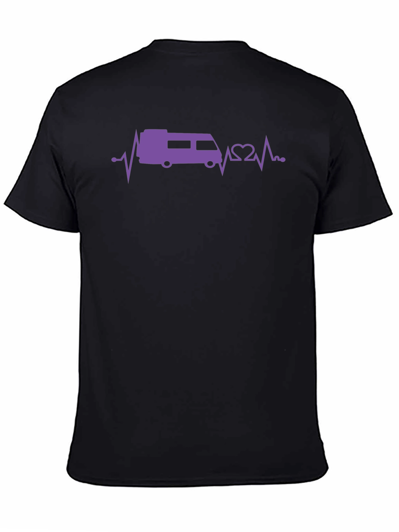 RV Heartbeat Graphic Tee - Camper Van Life Shirt