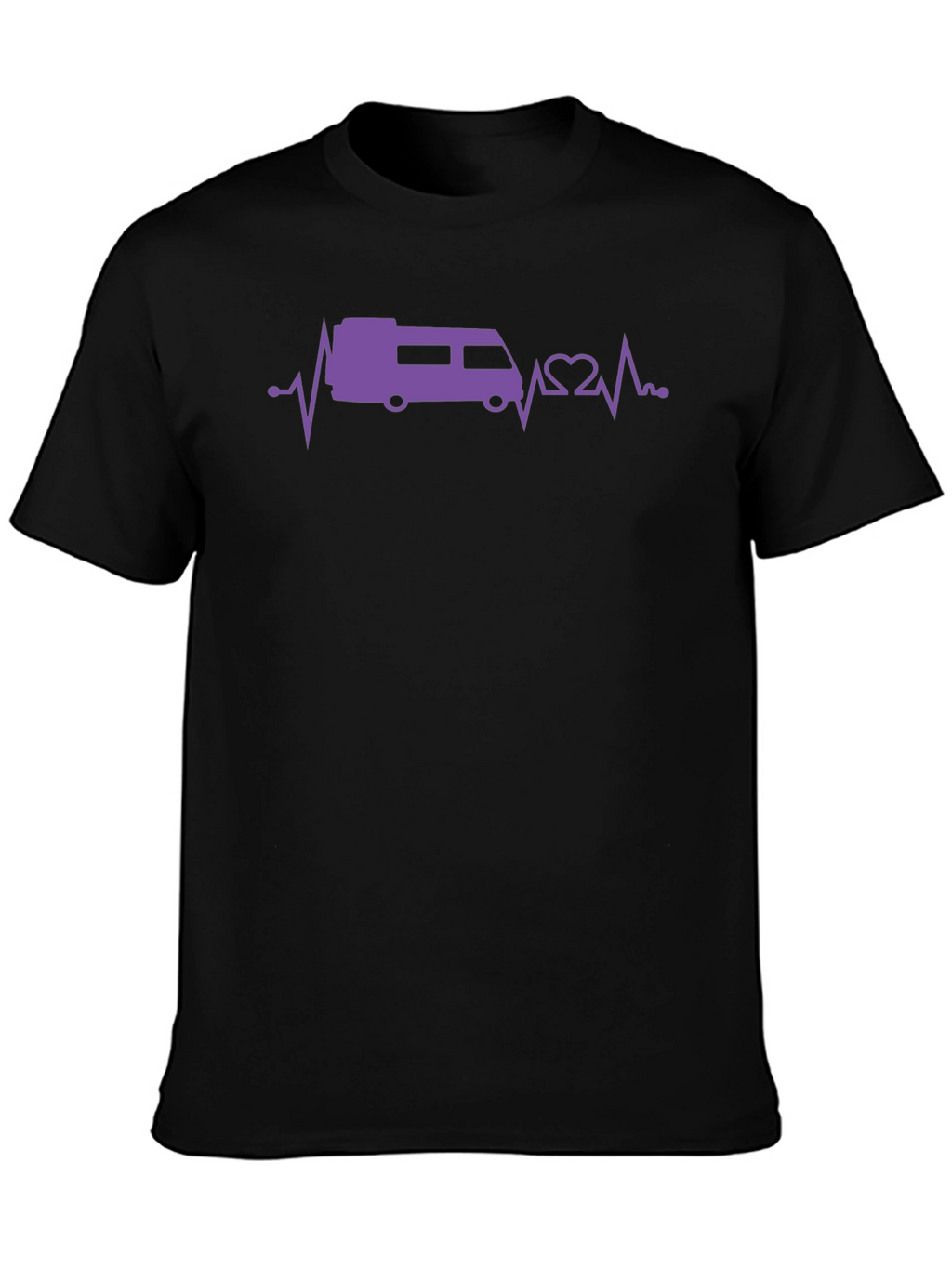 RV Heartbeat Graphic Tee - Camper Van Life Shirt