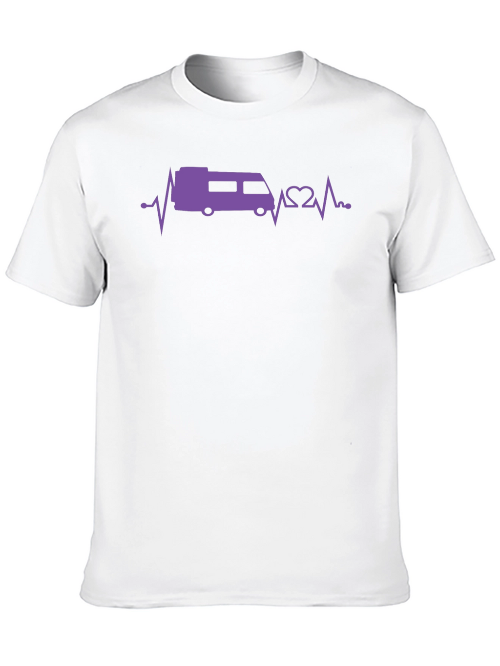 RV Heartbeat Graphic Tee - Camper Van Life Shirt