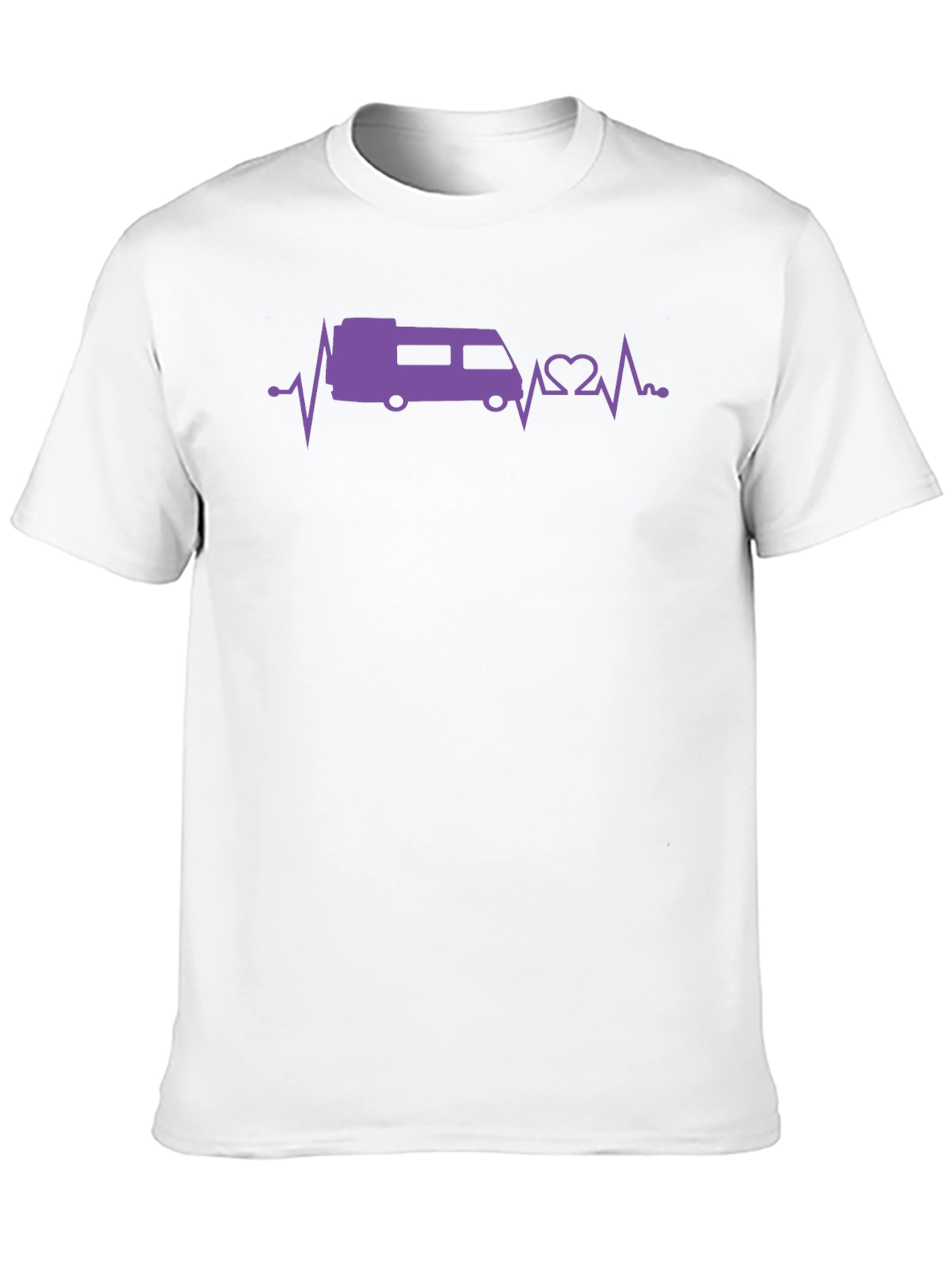 RV Heartbeat Graphic Tee - Camper Van Life Shirt