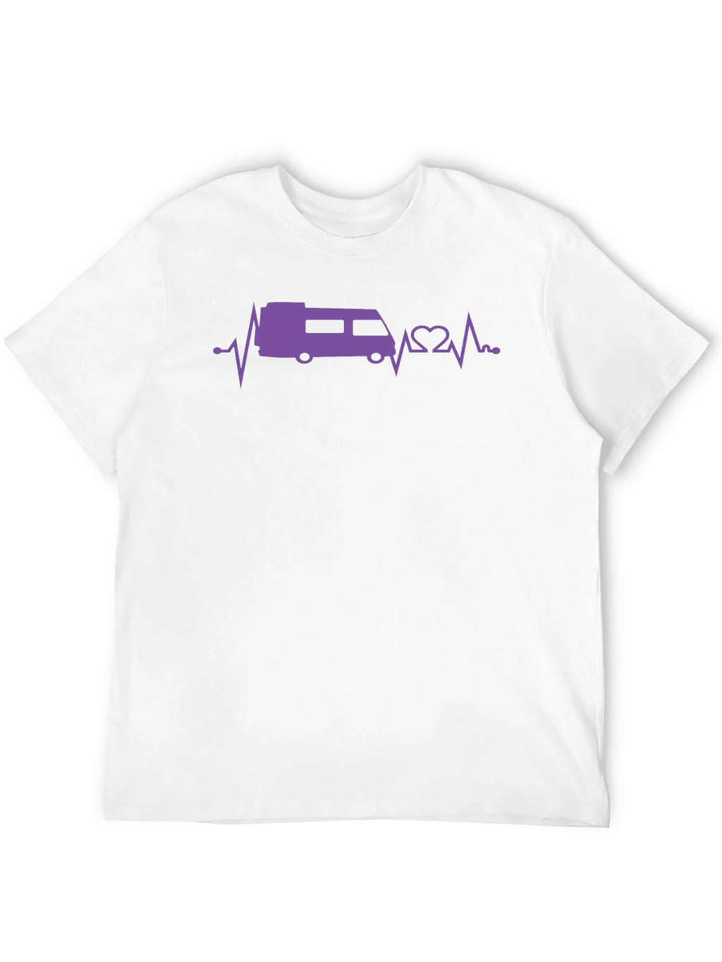 RV Heartbeat Graphic Tee - Camper Van Life Shirt