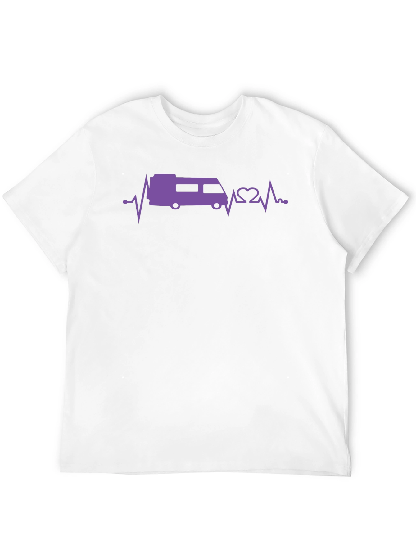 RV Heartbeat Graphic Tee - Camper Van Life Shirt
