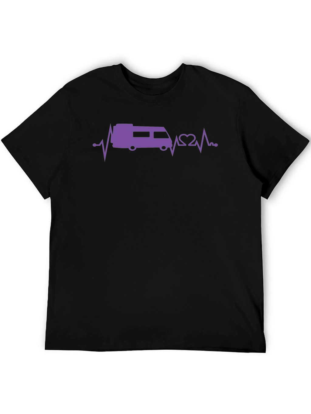 RV Heartbeat Graphic Tee - Camper Van Life Shirt