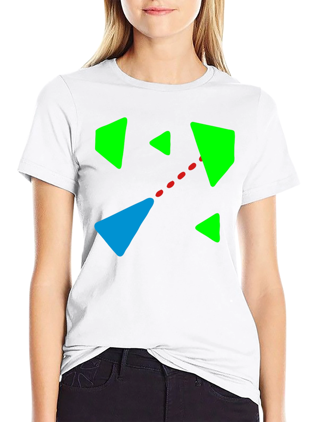 Abstract Geometric Graphic T-Shirt