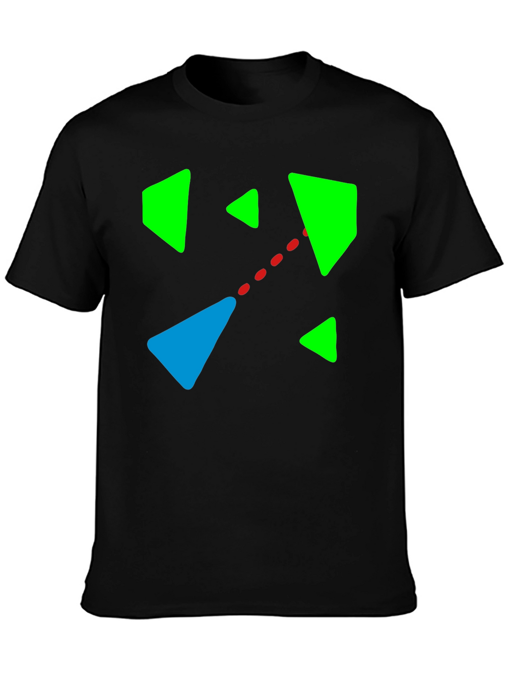 Abstract Geometric Graphic T-Shirt