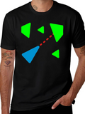Abstract Geometric Graphic T-Shirt