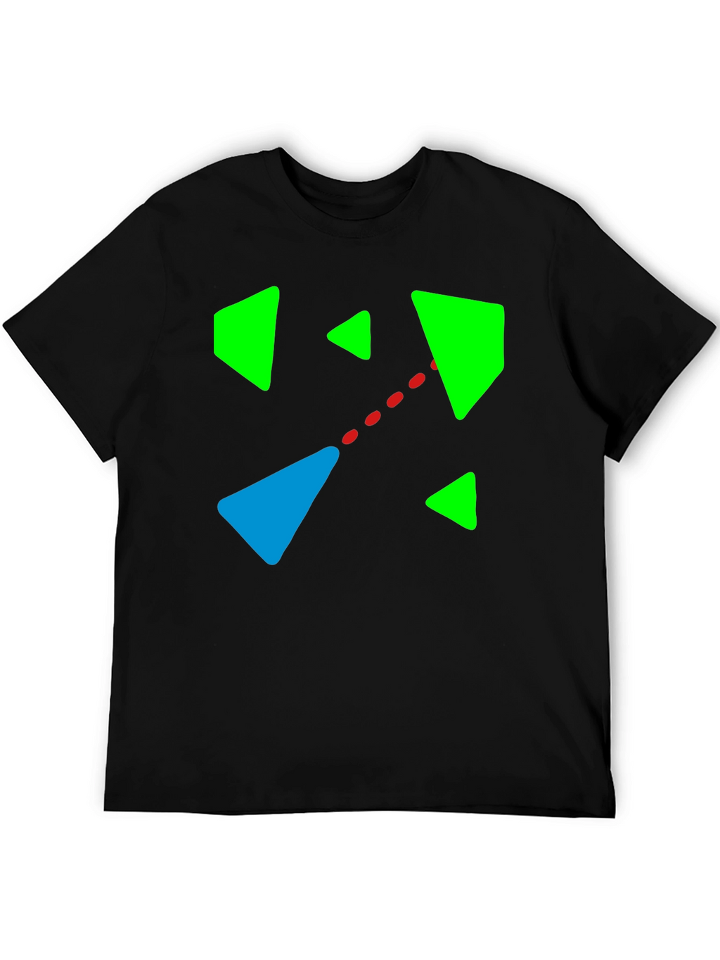 Abstract Geometric Graphic T-Shirt
