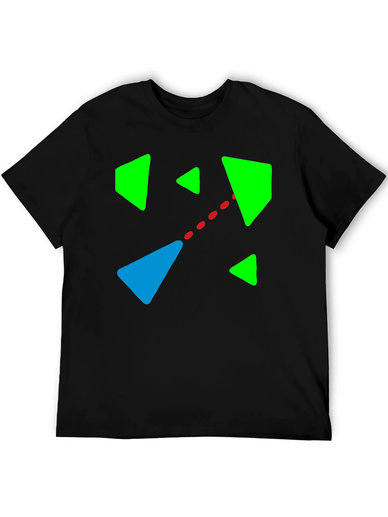 Abstract Geometric Graphic T-Shirt