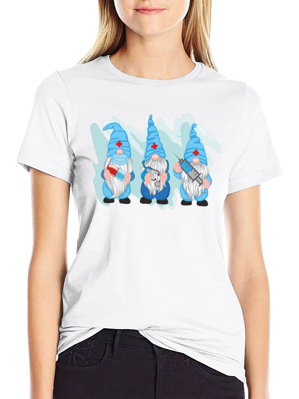 Nurse Gnomes T-Shirt Funny Medical Tee