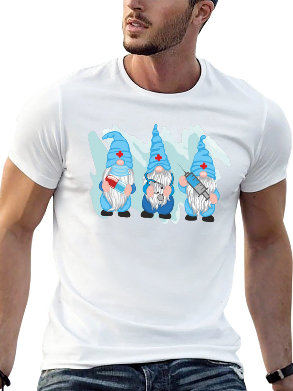 Nurse Gnomes T-Shirt Funny Medical Tee