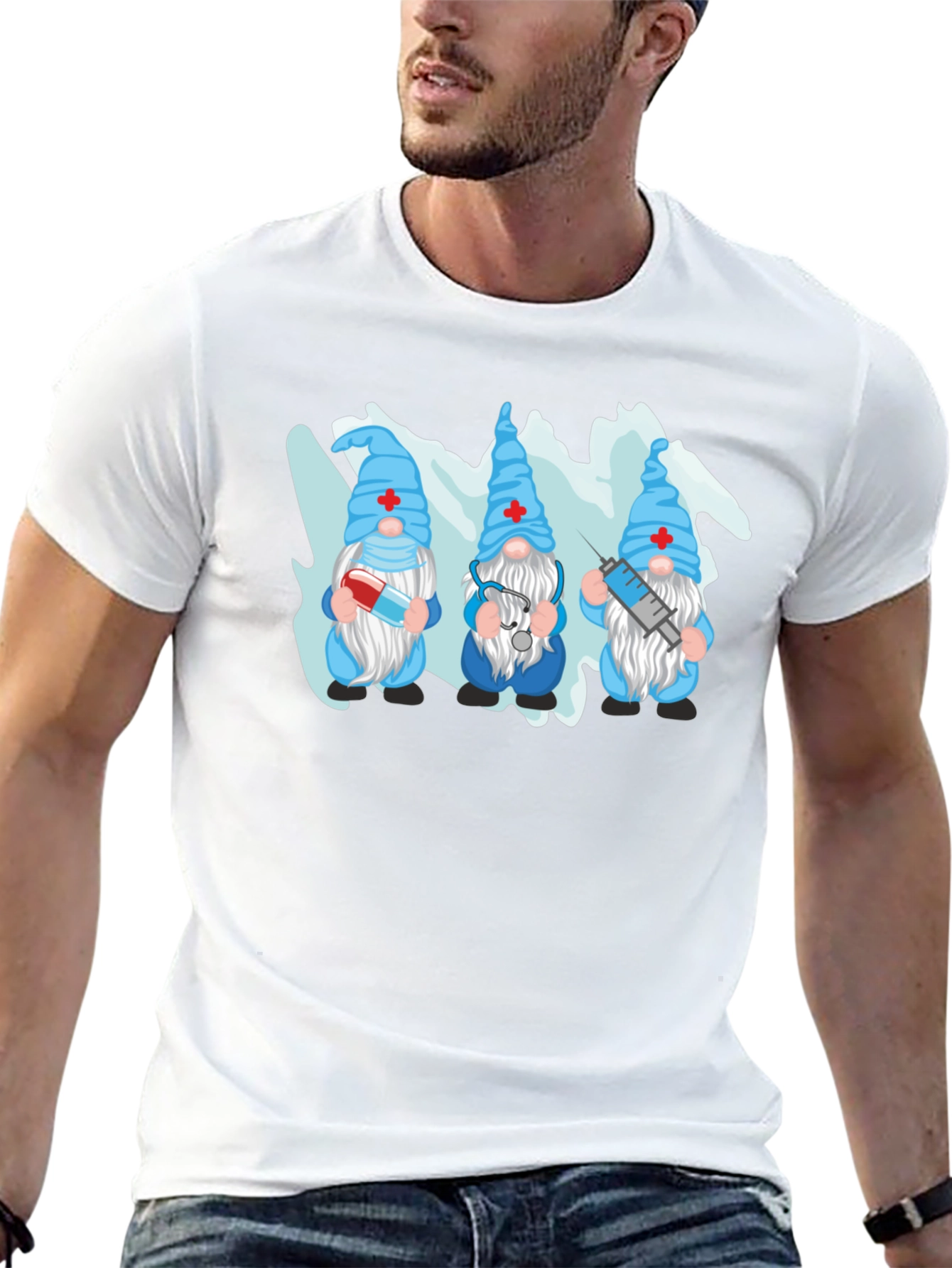 Nurse Gnomes T-Shirt Funny Medical Tee