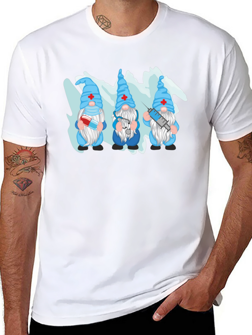 Nurse Gnomes T-Shirt Funny Medical Tee