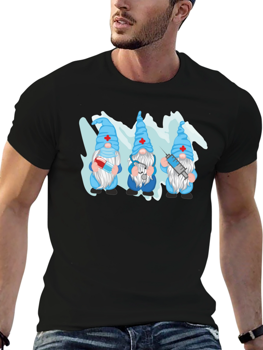 Nurse Gnomes T-Shirt Funny Medical Tee