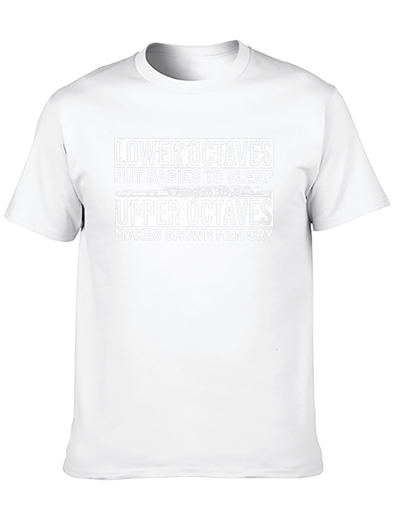 Musical Humor T-Shirt: Lower Octaves Upper Octaves