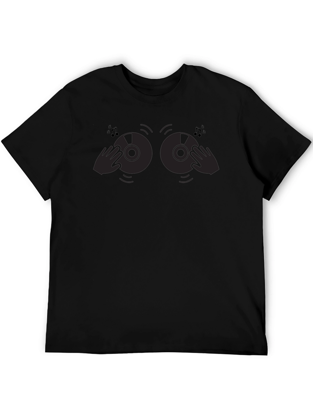 DJ Turntable Graphic T-Shirt - Music Lover Tee