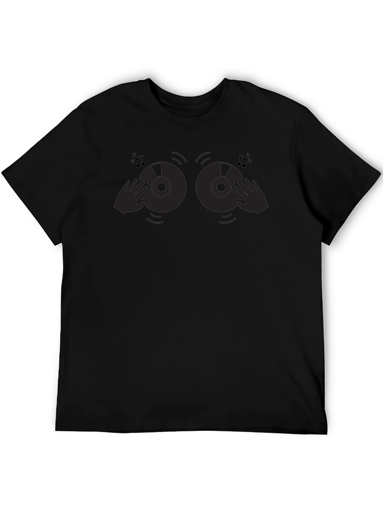 DJ Turntable Graphic T-Shirt - Music Lover Tee