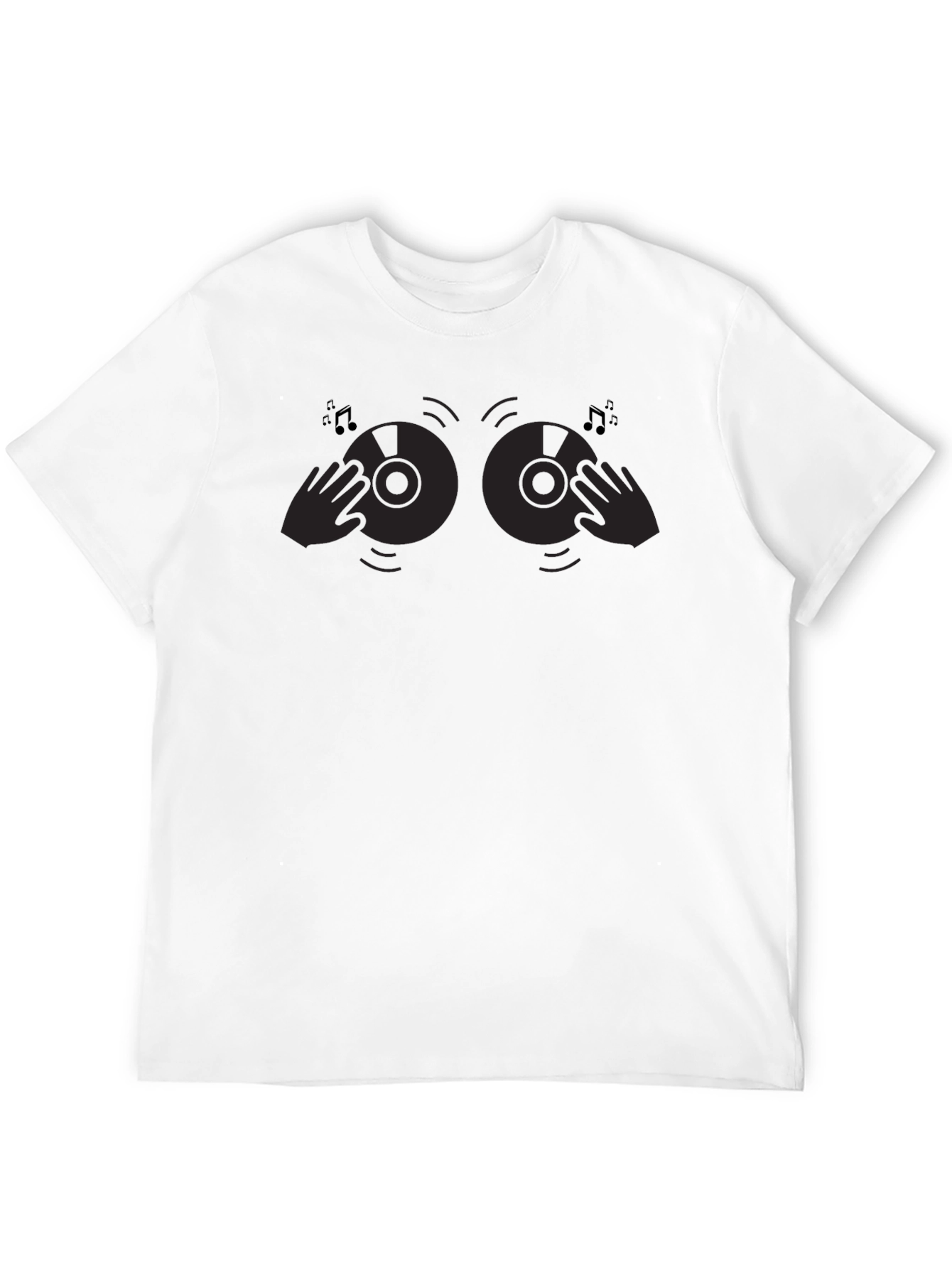 DJ Turntable Graphic T-Shirt - Music Lover Tee