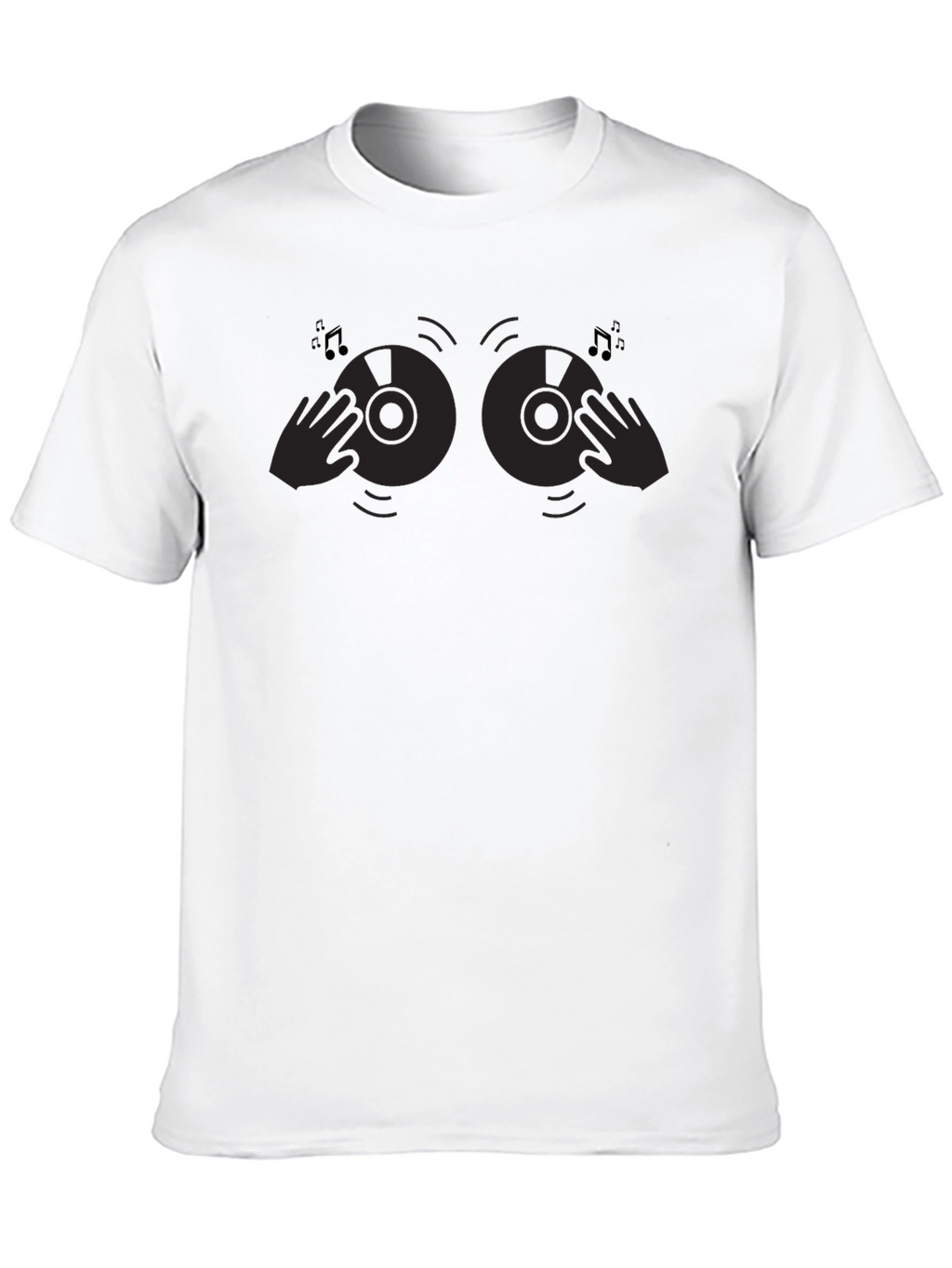 DJ Turntable Graphic T-Shirt - Music Lover Tee