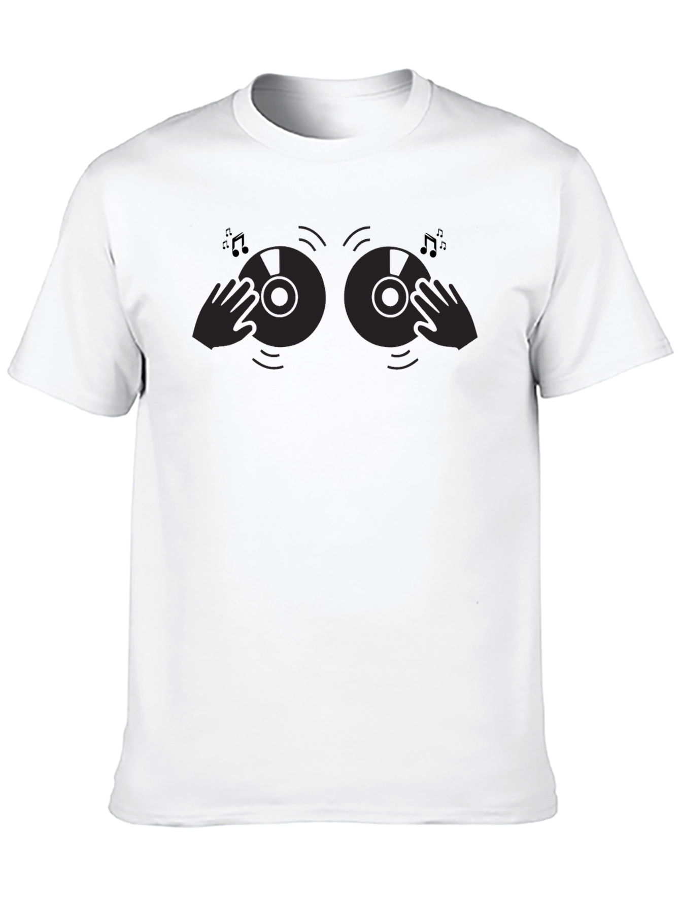 DJ Turntable Graphic T-Shirt - Music Lover Tee