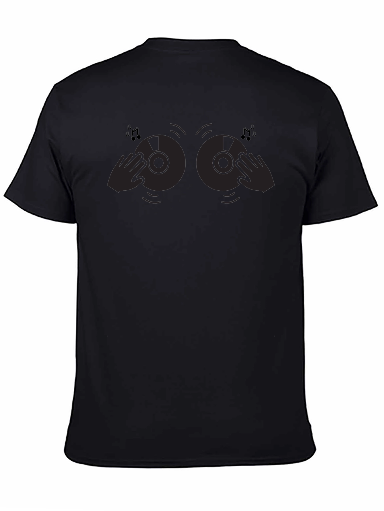 DJ Turntable Graphic T-Shirt - Music Lover Tee