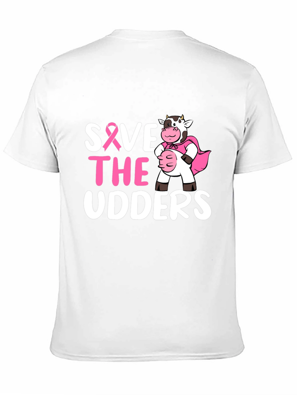 Save the Udders T-Shirt - Breast Cancer Awareness