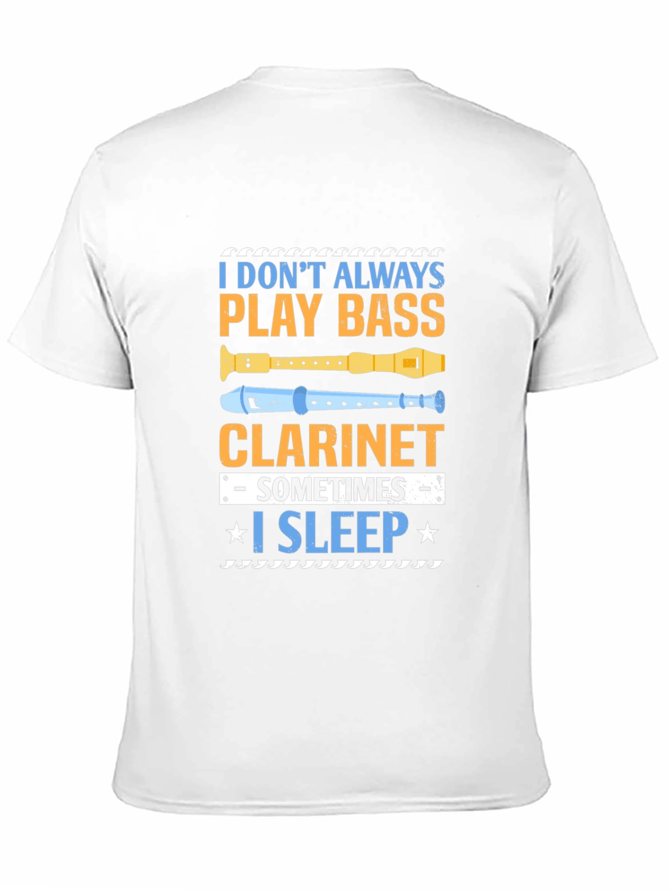 Bass Clarinet Player T-Shirt - Novelty Music Tee