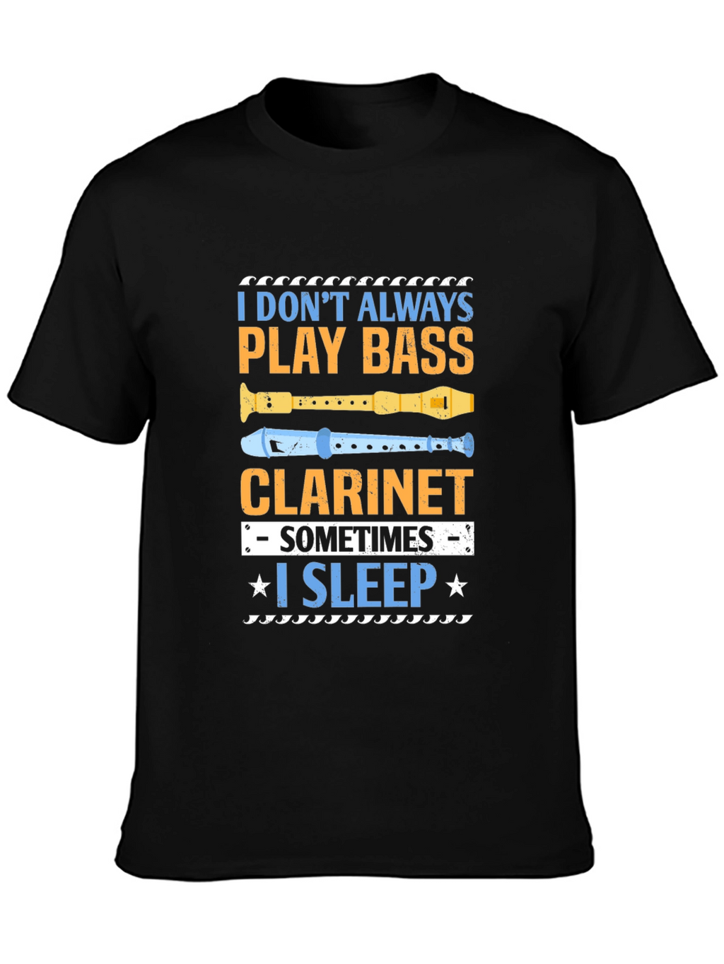Bass Clarinet Player T-Shirt - Novelty Music Tee