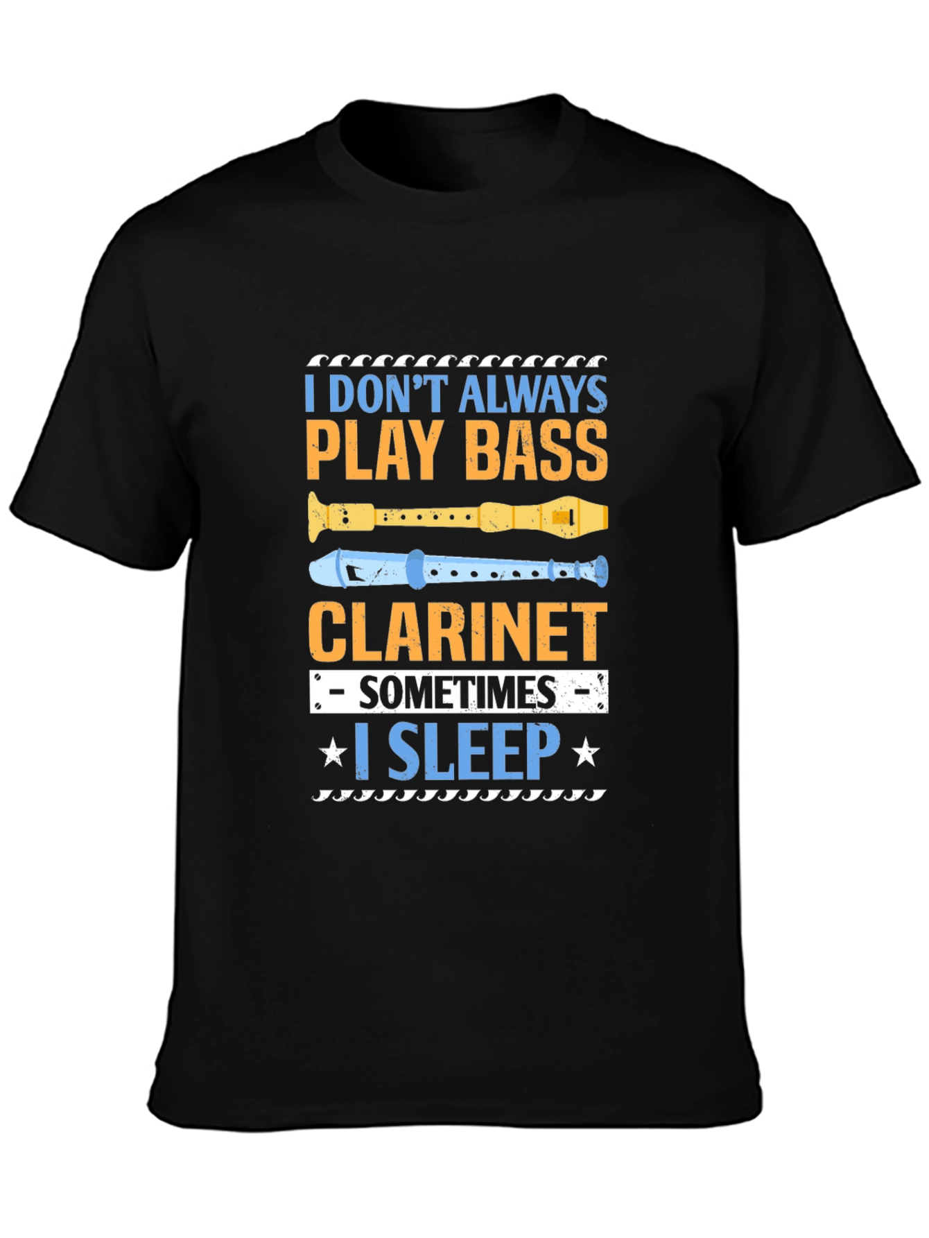 Bass Clarinet Player T-Shirt - Novelty Music Tee