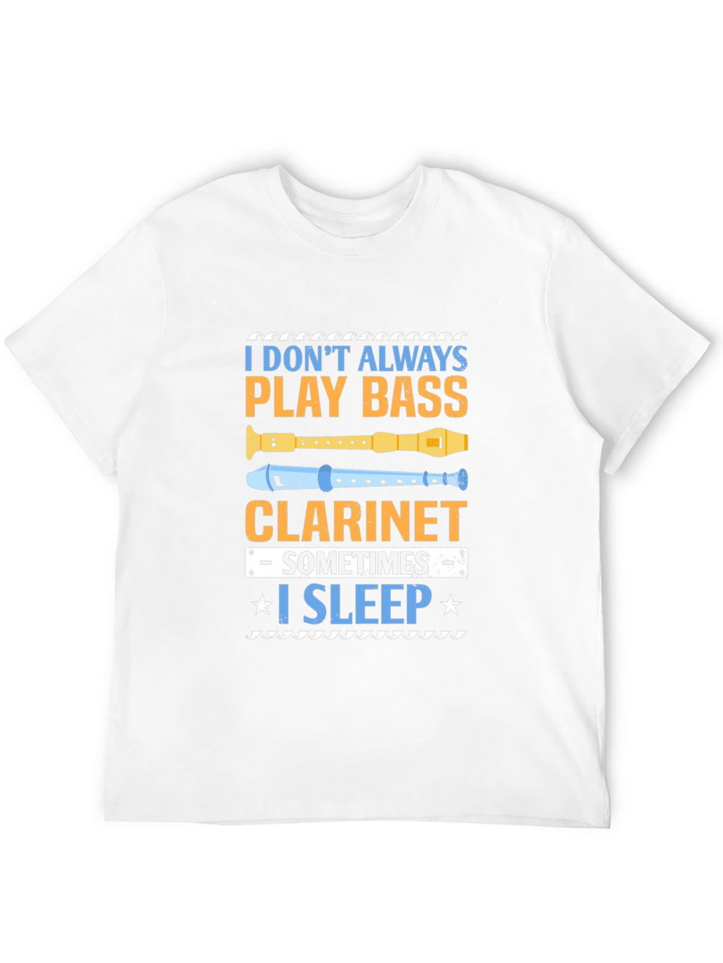 Bass Clarinet Player T-Shirt - Novelty Music Tee